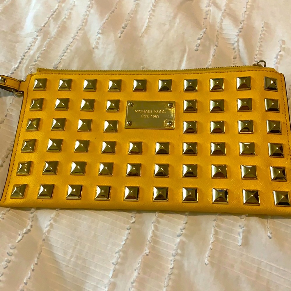 Michael Kors Yellow wristlet